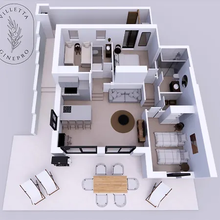 Ginepro Palau, Am Meer, Stillvoll, Mit Grossem Privaten Garten Villa *
