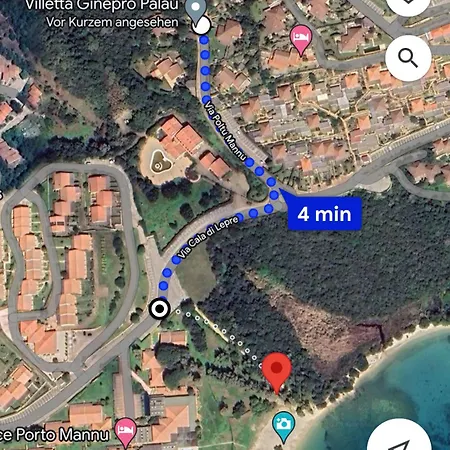 Ginepro Palau, Am Meer, Stillvoll, Mit Grossem Privaten Garten Villa Proiettore